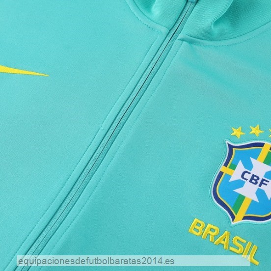 Nuevo Ropa Deportiva Con Cremallera Larga Brasil 2023 I Verde Baratas